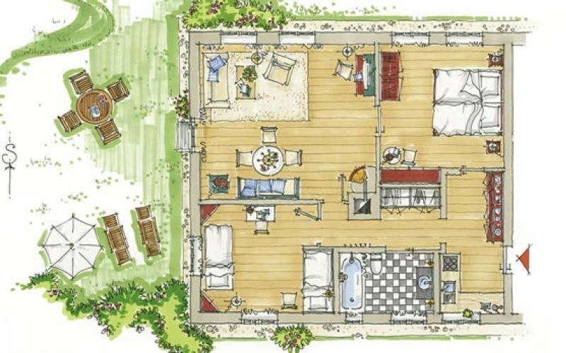 Weidemannhaus 1 Kapitänswohnung * Keitum